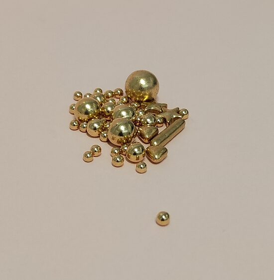 Посыпка, золотая, AF026, 100г