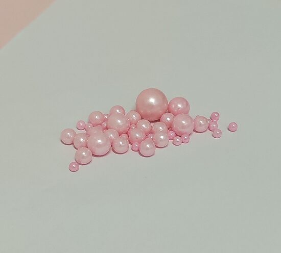 Посыпка, розовая, AF031, 100г